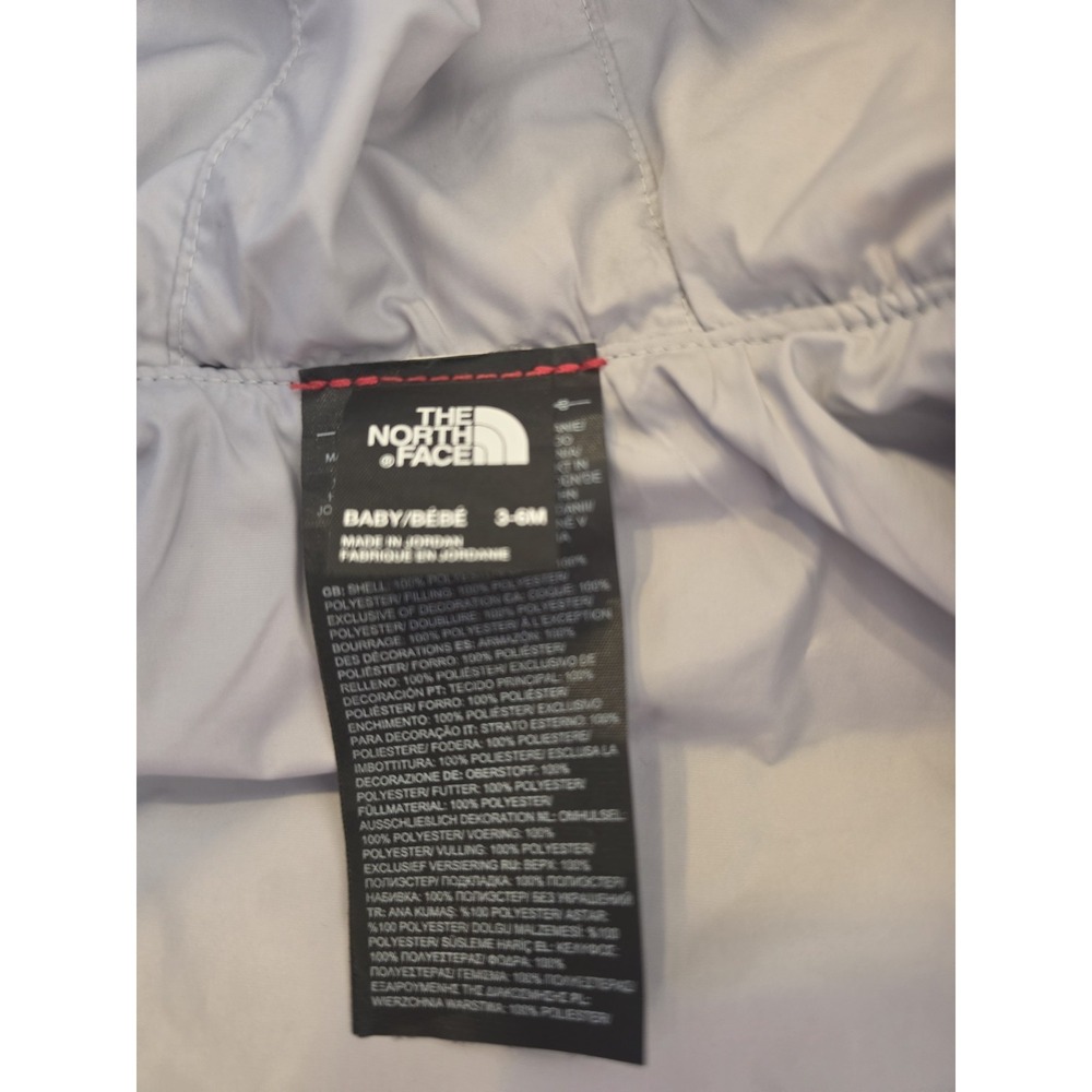 The North Face Baby Hooded Puffer Jacket Black 3-6 Months Full Zip Winter... - Picture 6 of 10